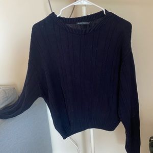 Brandy Melville Navy Cable-knit Sweater